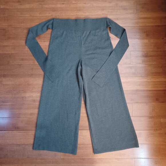 Anthropologie Dark Gray Cropped Pants - Picture 6 of 13